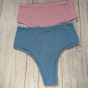 Play Assorted 2-Pack High Waist Thongs Hanky Panky